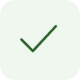 Completed task symbol with checkmark